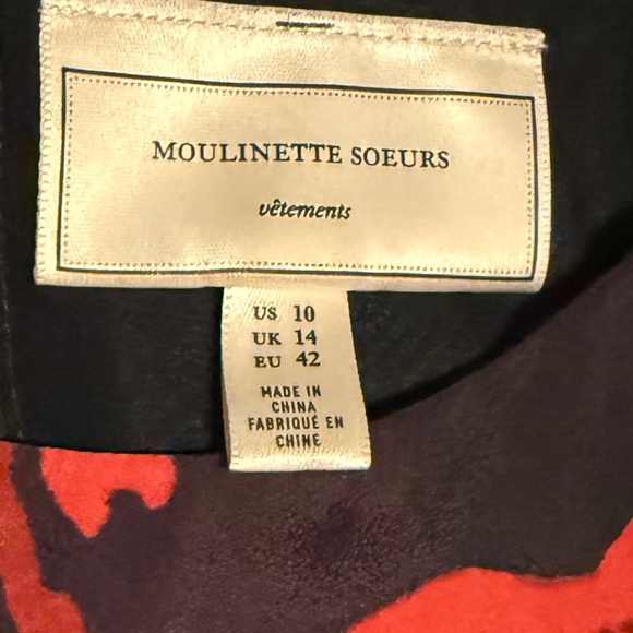 Anthropologie Moulinette Soeurs Cadence printed floral maxi Sz10 - Picture 8 of 8